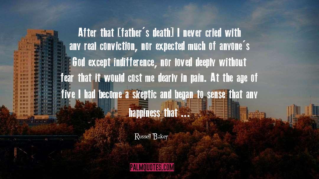 Approaching Death quotes by Russell Baker