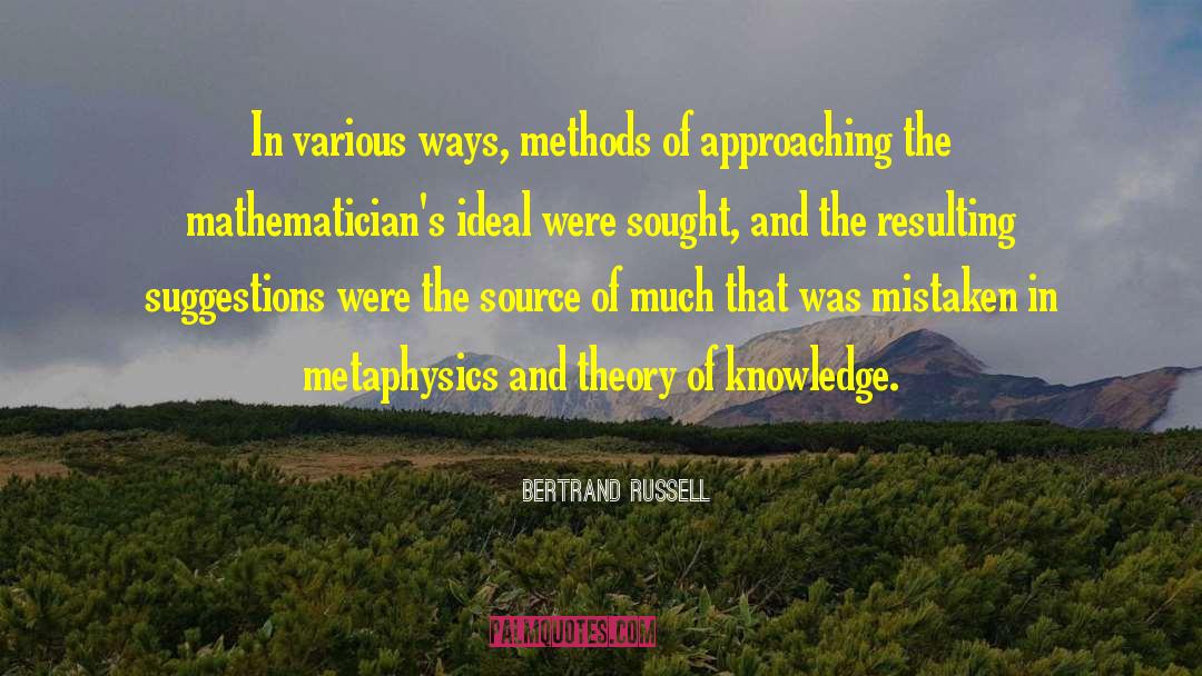 Approaching quotes by Bertrand Russell
