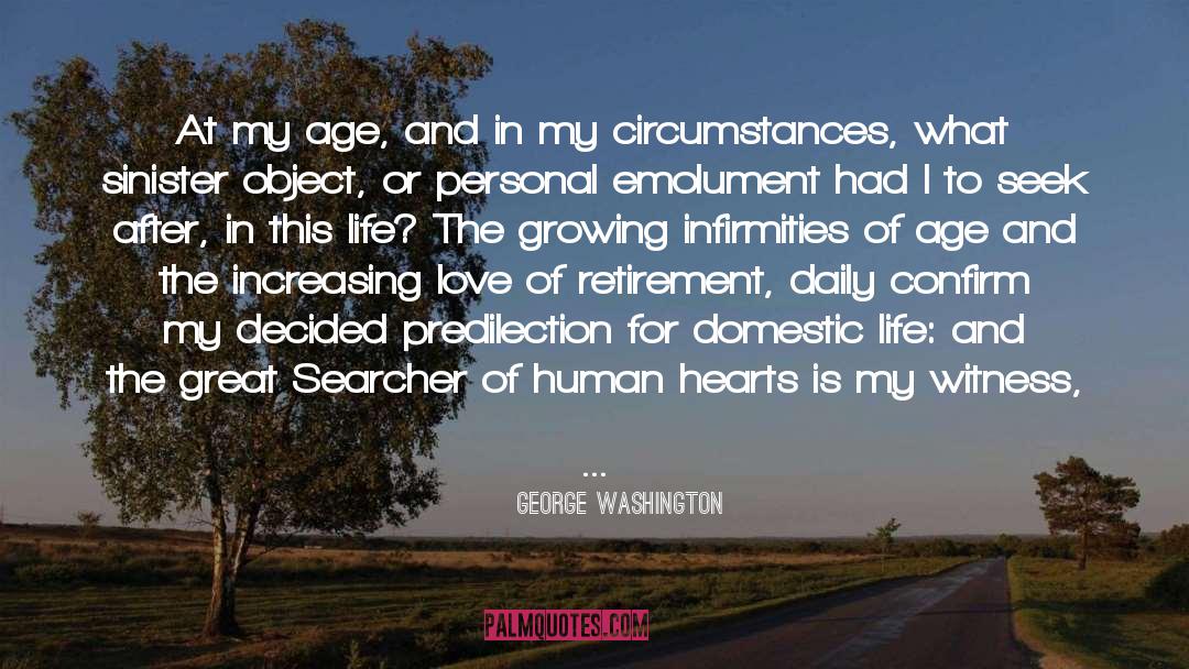 Approaching Retirement quotes by George Washington