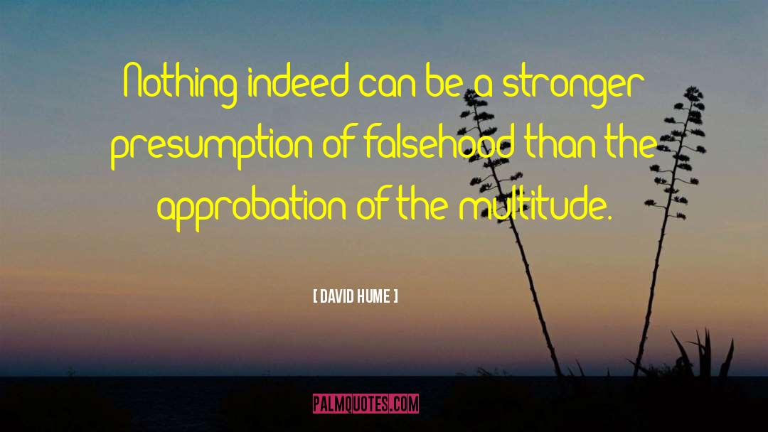 Approbation quotes by David Hume