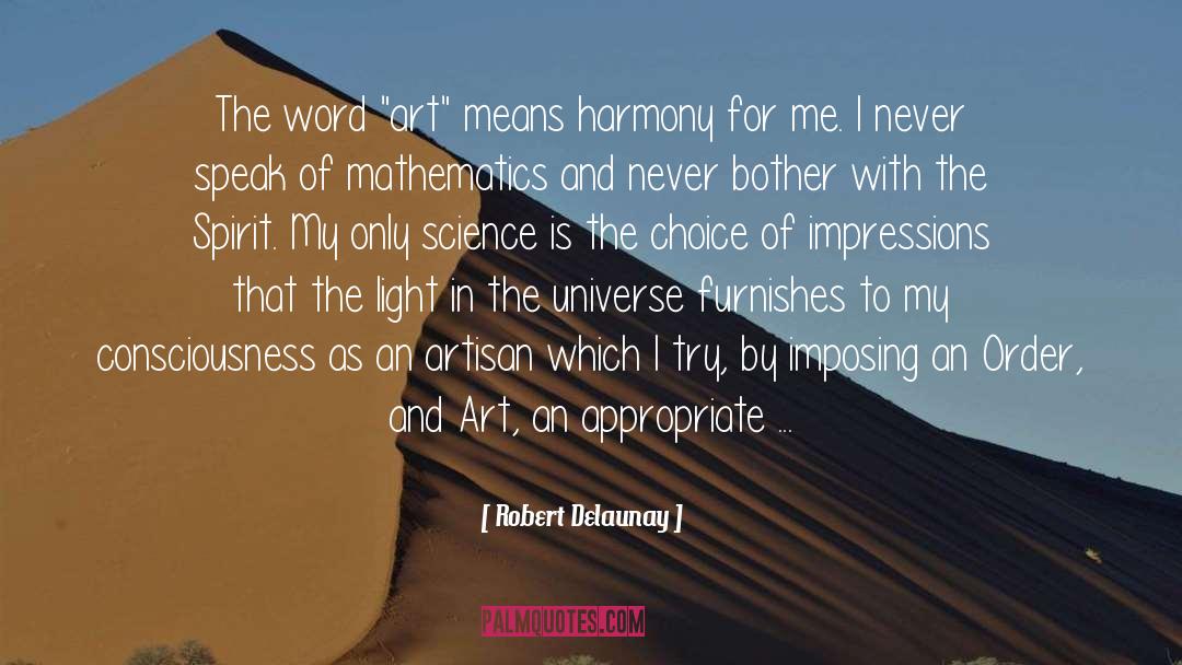 Appropriate quotes by Robert Delaunay