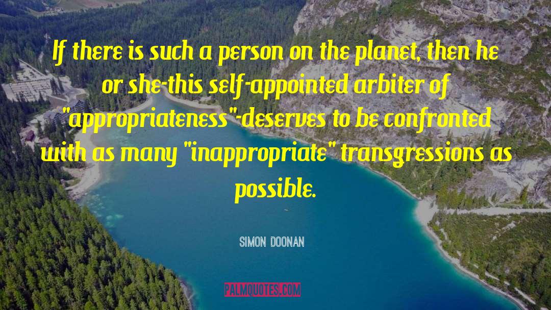 Appropriateness quotes by Simon Doonan