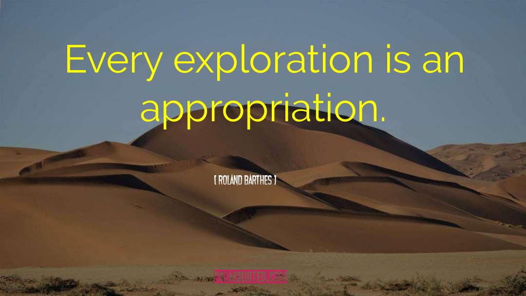 Appropriation quotes by Roland Barthes