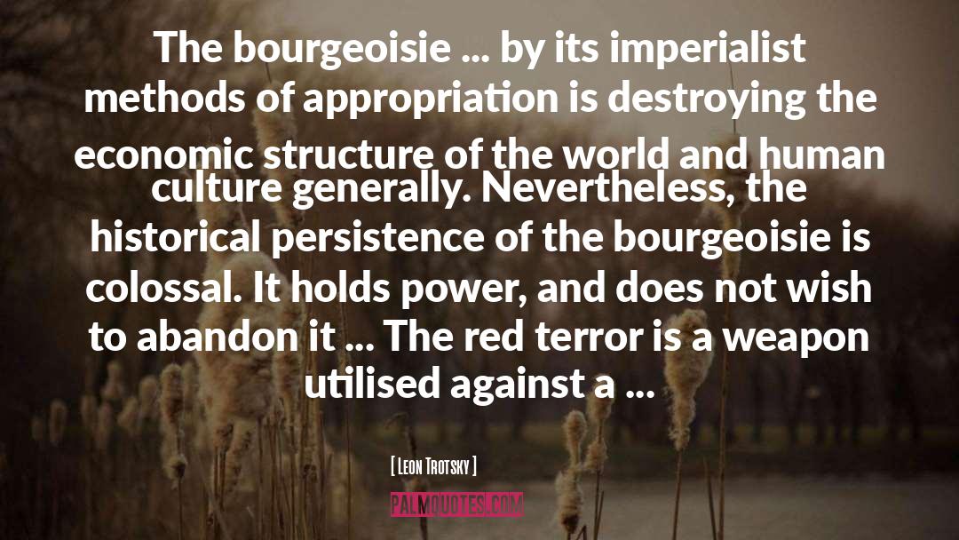 Appropriation quotes by Leon Trotsky