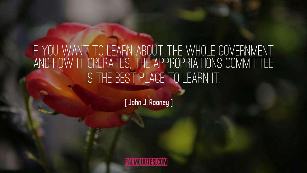 Appropriation quotes by John J. Rooney