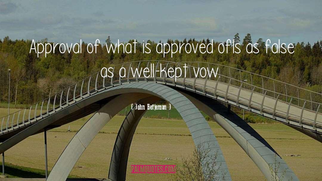 Approval quotes by John Betjeman