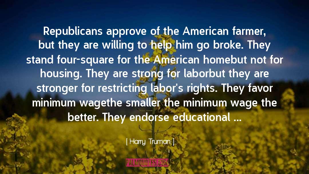 Approve quotes by Harry Truman