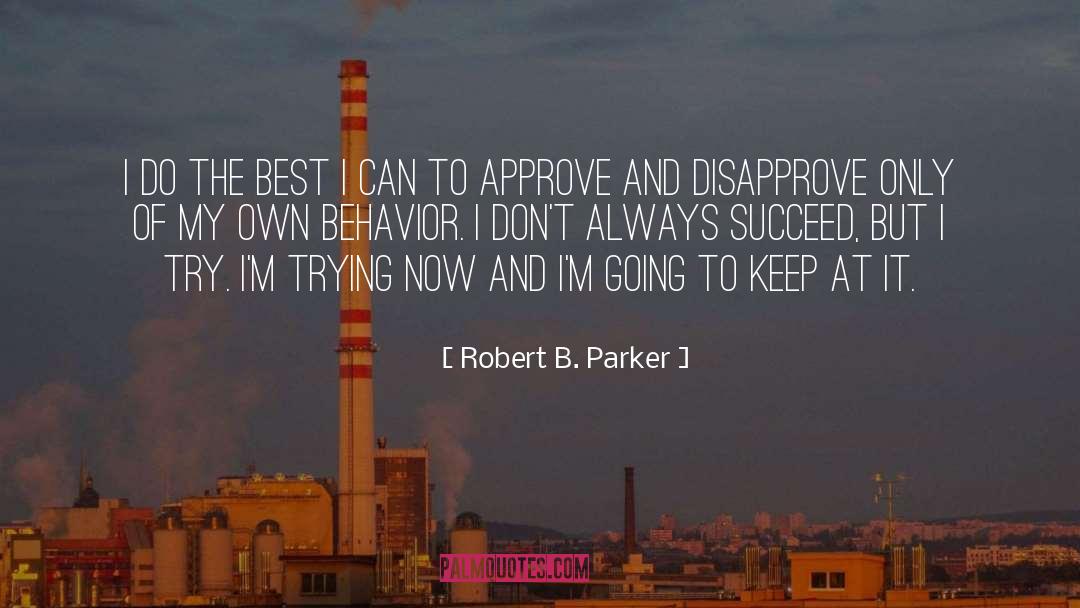 Approve quotes by Robert B. Parker