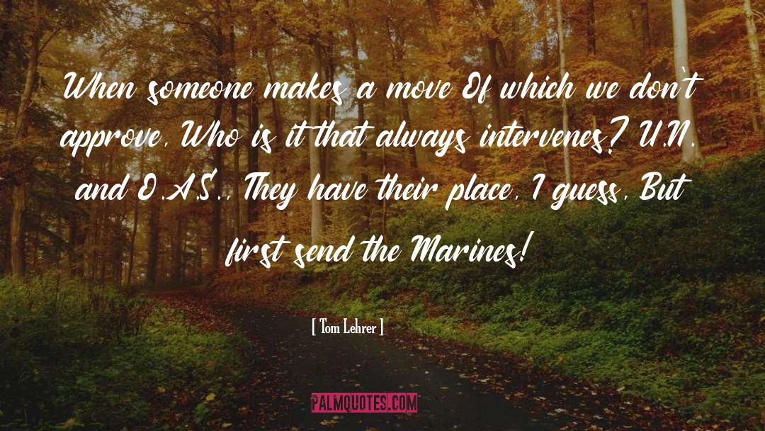 Approve quotes by Tom Lehrer