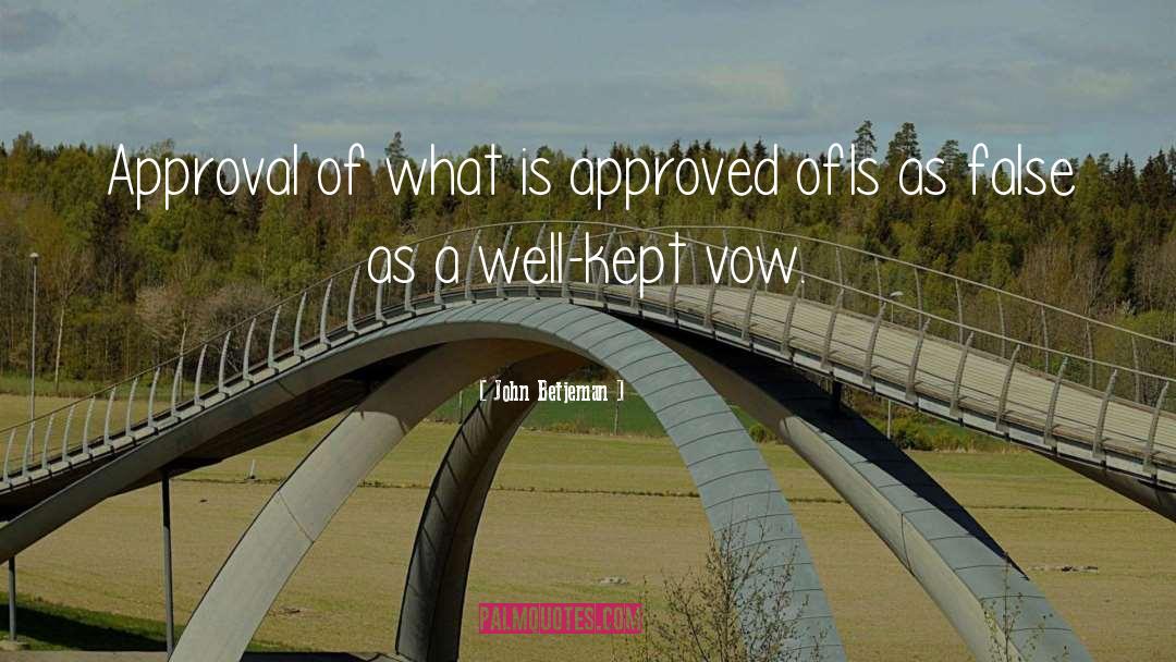 Approved quotes by John Betjeman