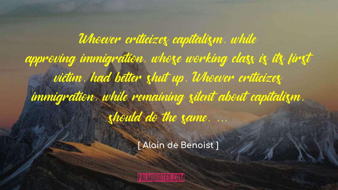 Approving quotes by Alain De Benoist