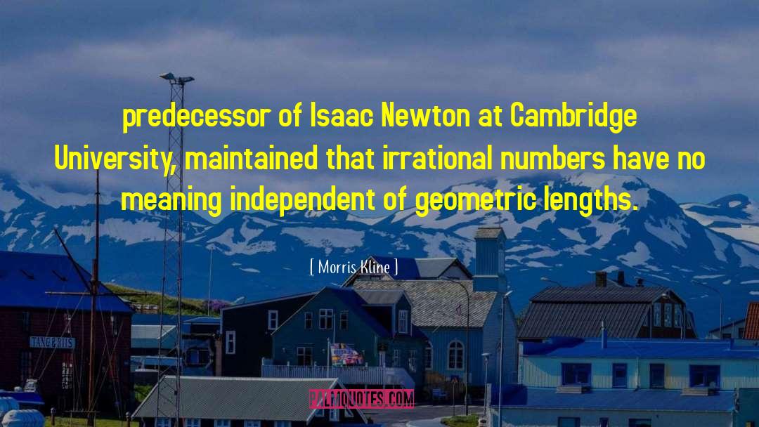 Approximating Irrational Numbers quotes by Morris Kline