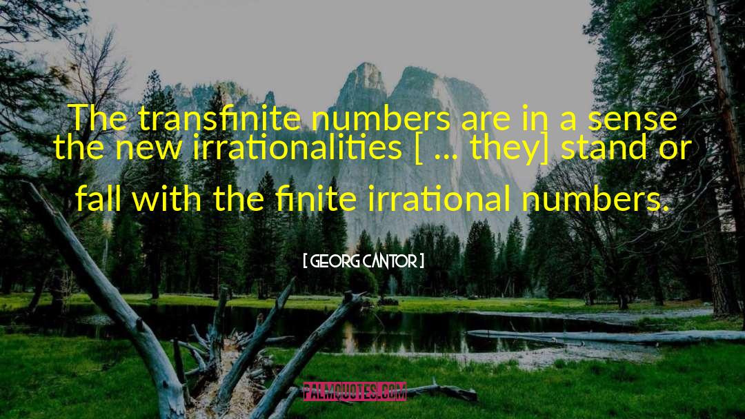 Approximating Irrational Numbers quotes by Georg Cantor