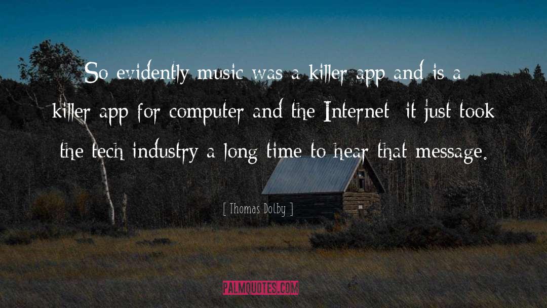 Apps quotes by Thomas Dolby
