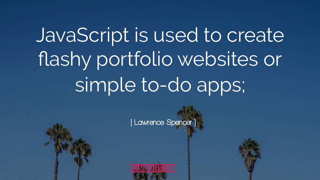 Apps quotes by Lawrence Spencer