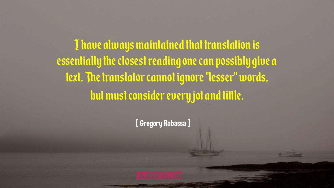 Aprendiste Translation quotes by Gregory Rabassa