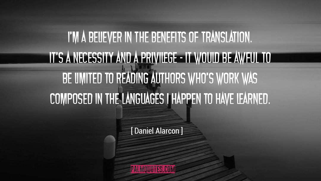 Aprendiste Translation quotes by Daniel Alarcon