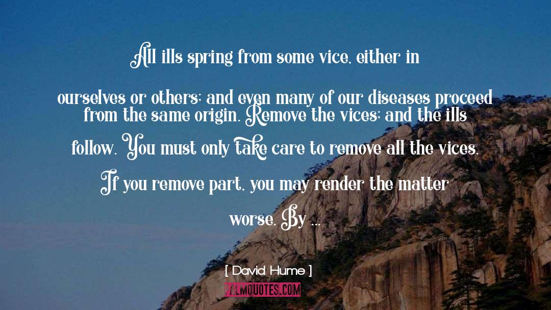 April And Spring quotes by David Hume