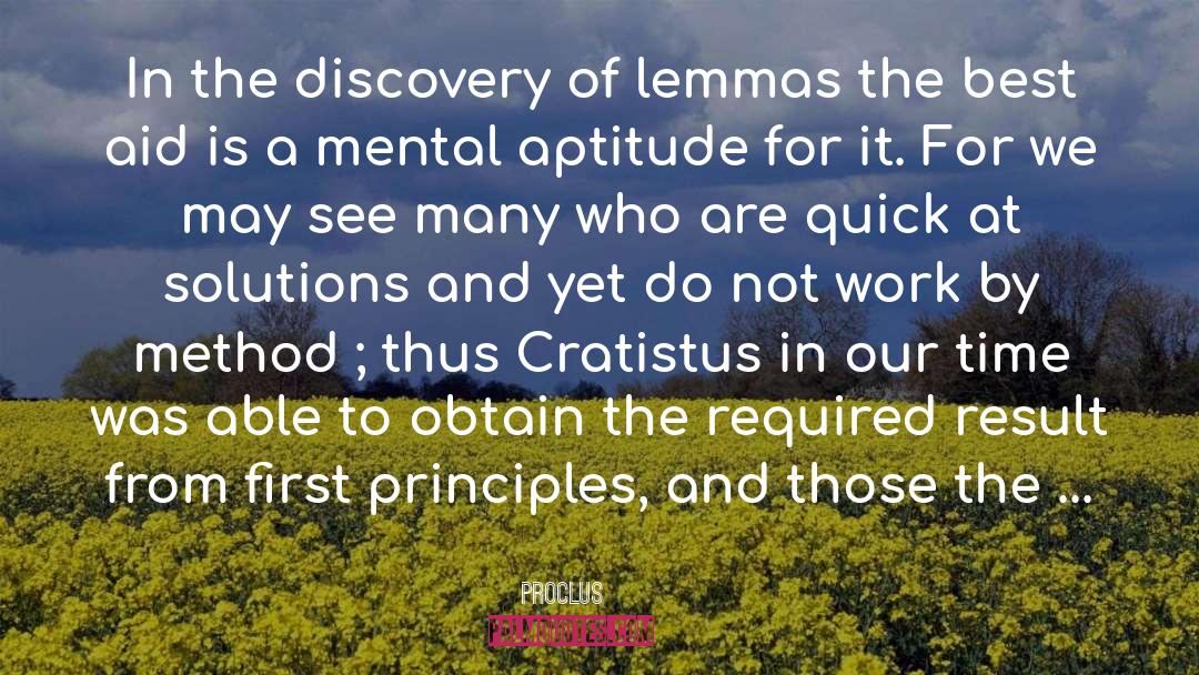 Aptitude quotes by Proclus