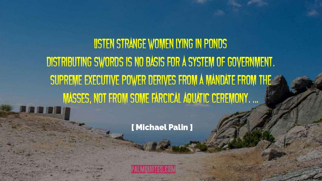 Aquatic quotes by Michael Palin