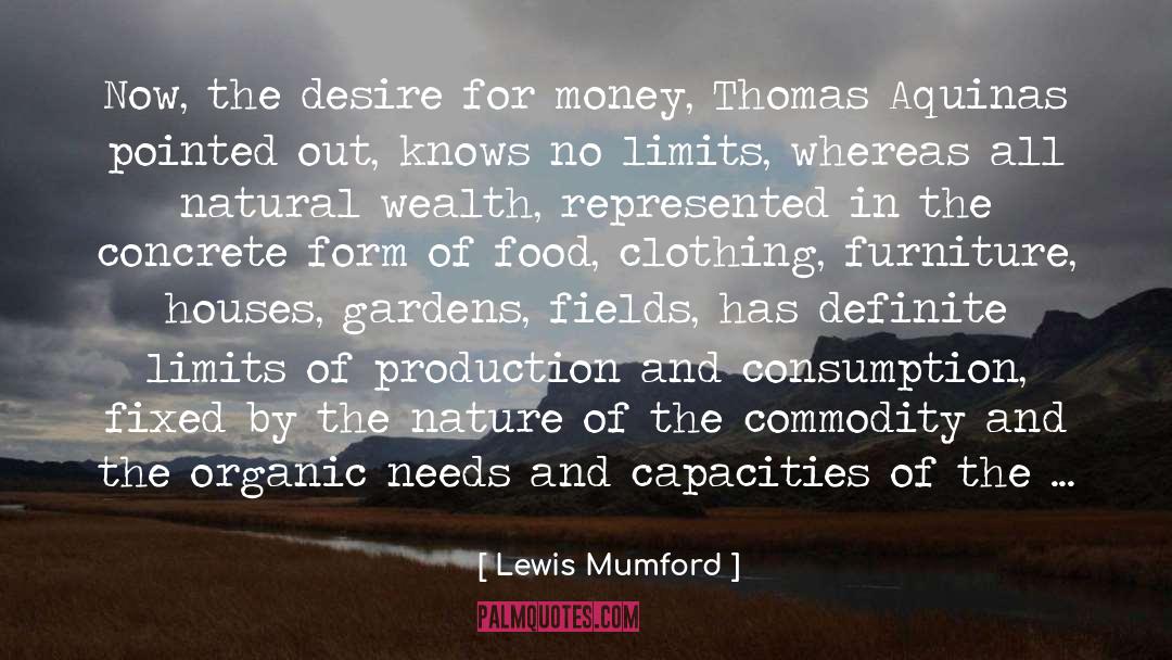Aquinas quotes by Lewis Mumford