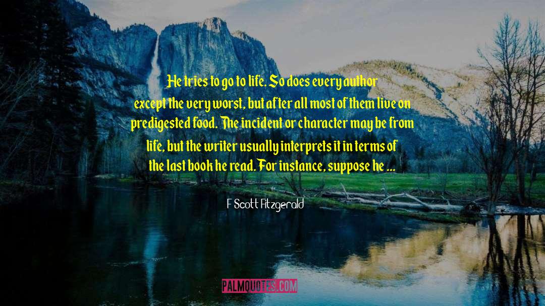 Arab Author quotes by F Scott Fitzgerald