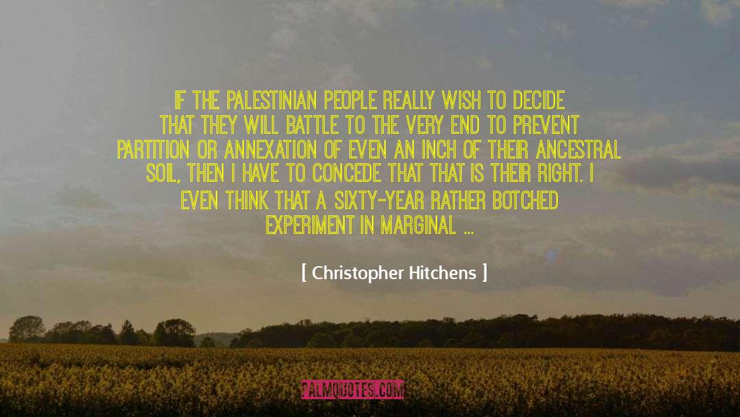 Arab Israeli Conflict quotes by Christopher Hitchens