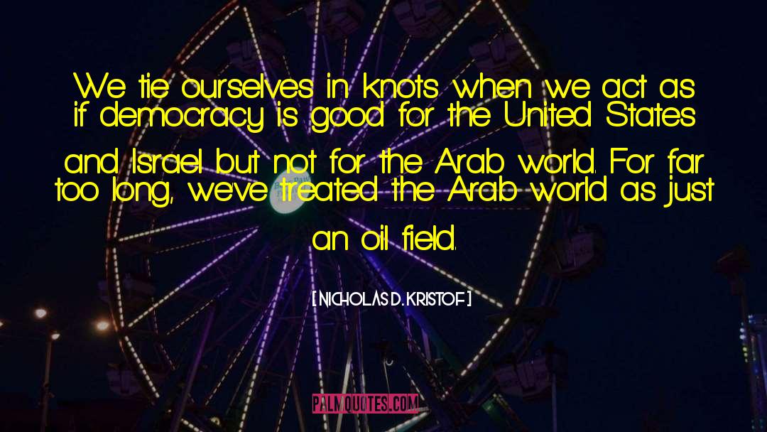 Arab World quotes by Nicholas D. Kristof