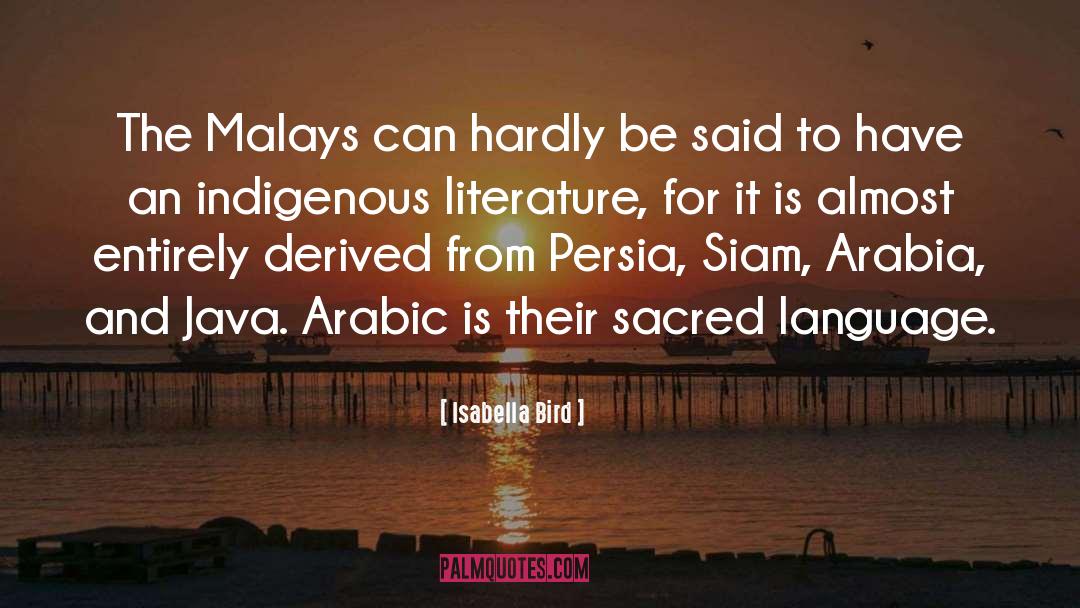 Arabia quotes by Isabella Bird