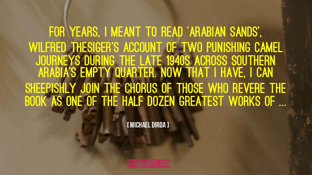 Arabian quotes by Michael Dirda