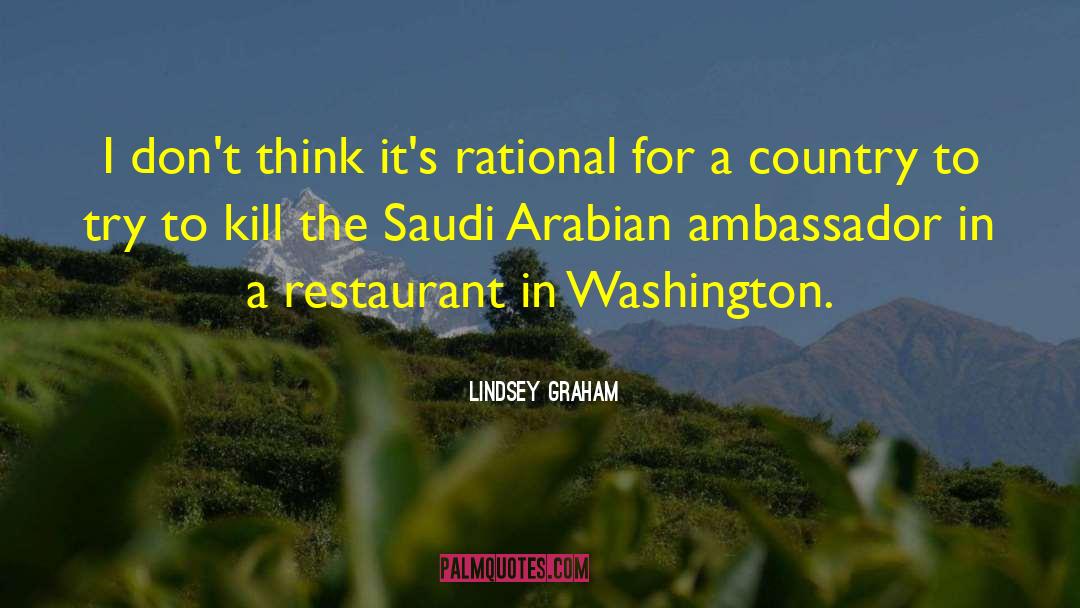 Arabian quotes by Lindsey Graham