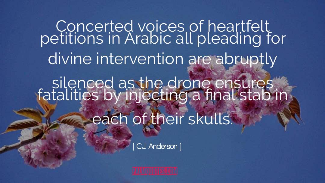 Arabic quotes by C.J. Anderson