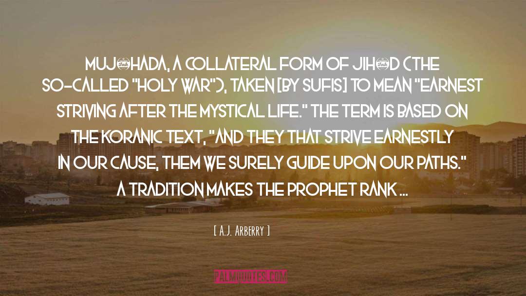Arabic quotes by A.J. Arberry
