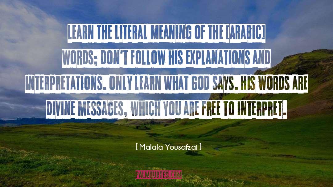 Arabic quotes by Malala Yousafzai