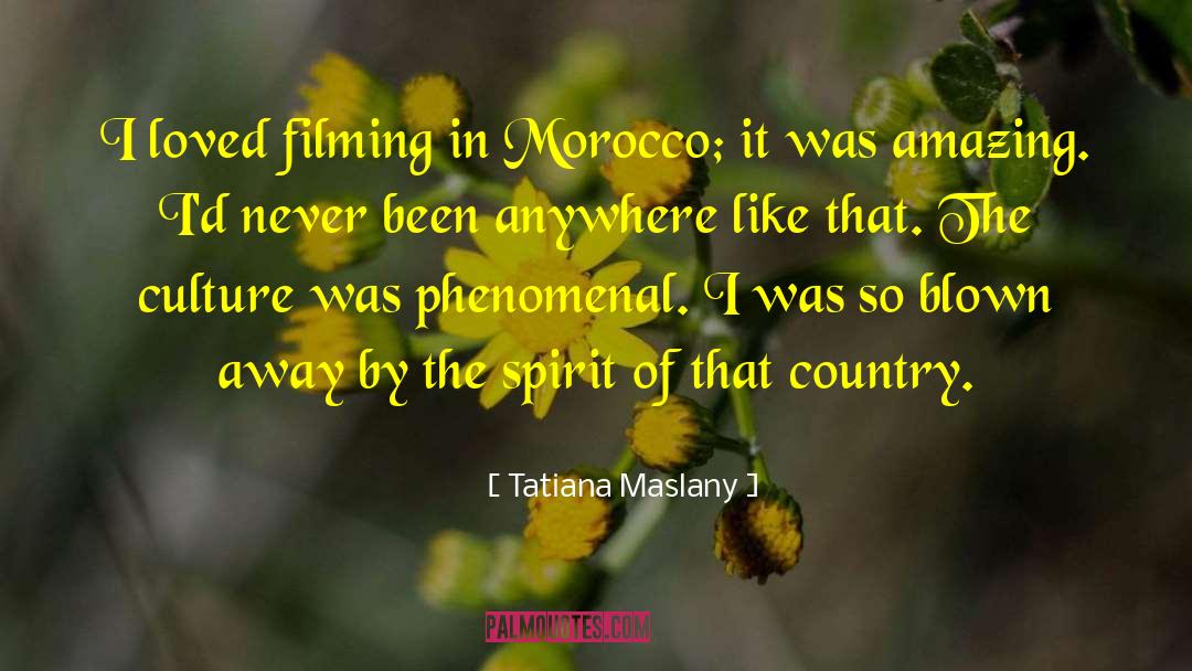 Arabization In Morocco quotes by Tatiana Maslany