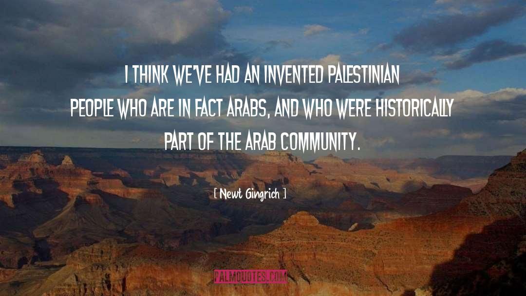 Arabs quotes by Newt Gingrich