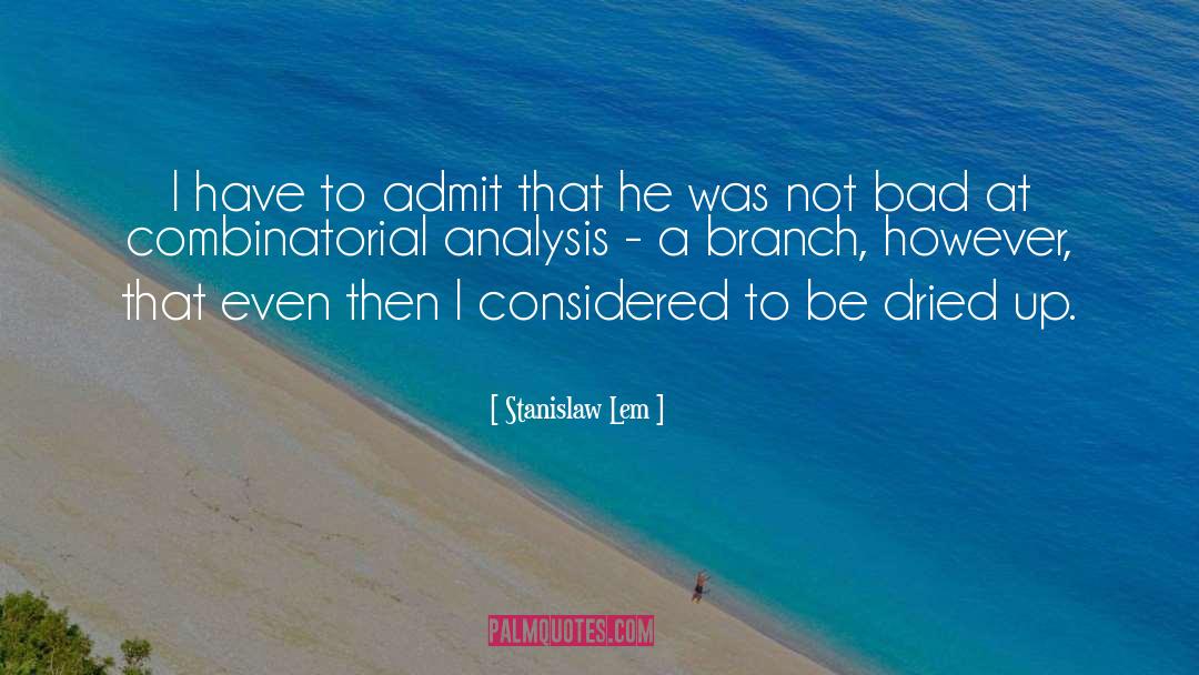 Araby Analysis quotes by Stanislaw Lem