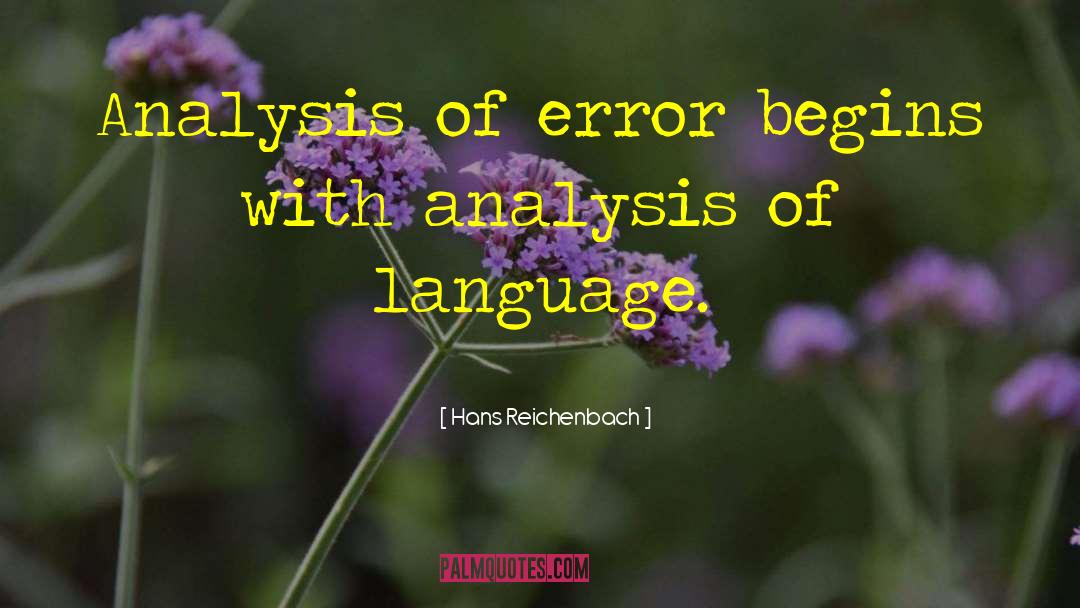 Araby Analysis quotes by Hans Reichenbach