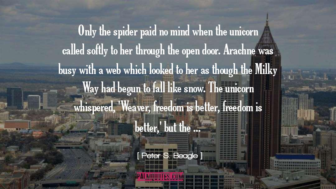 Arachne quotes by Peter S. Beagle