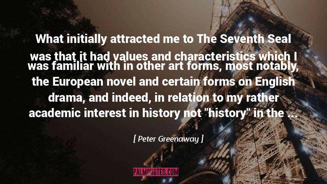 Arachnids Characteristics quotes by Peter Greenaway