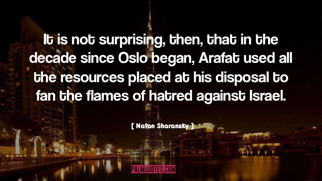 Arafat quotes by Natan Sharansky