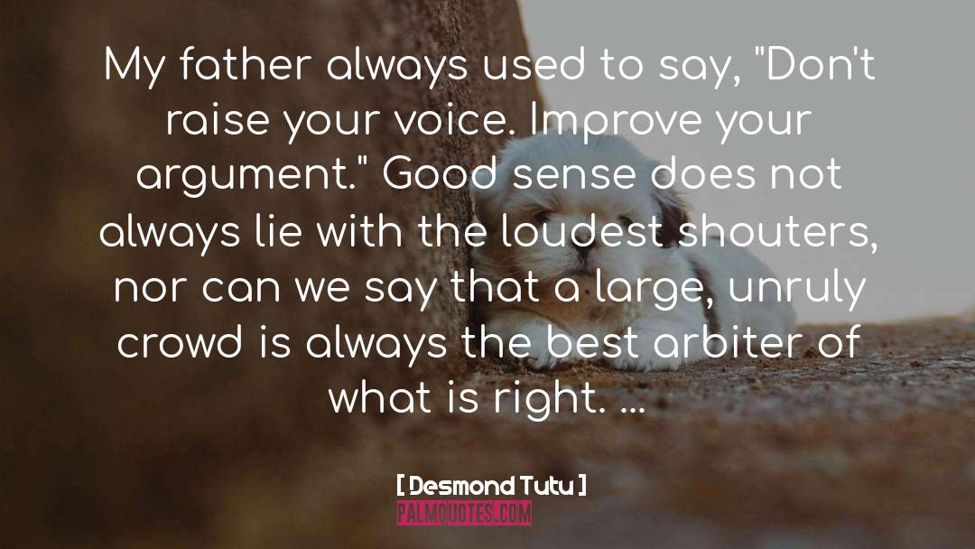 Arbiter quotes by Desmond Tutu