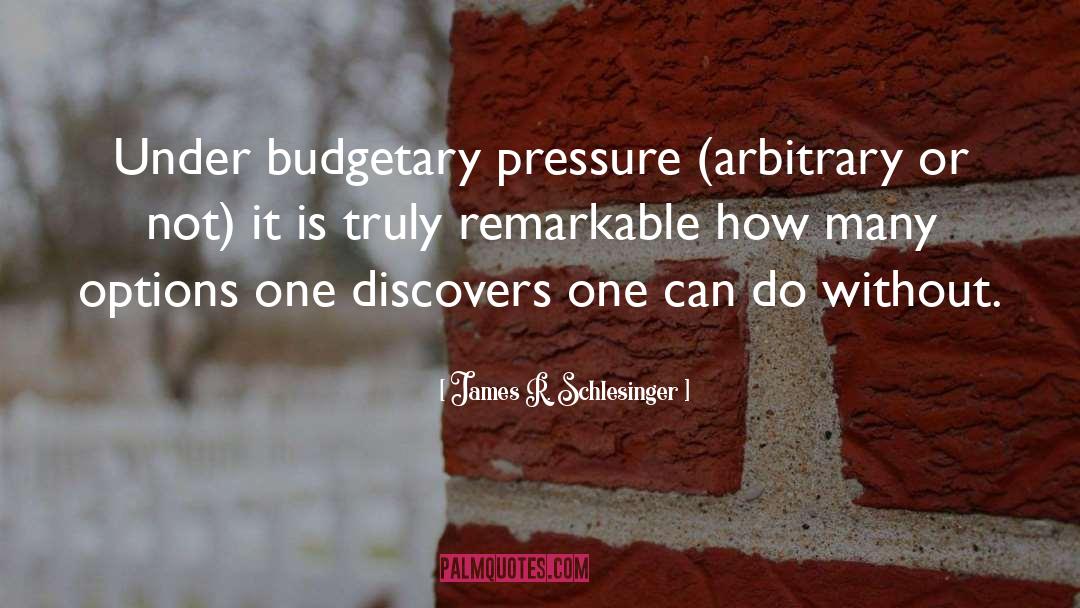 Arbitrary quotes by James R. Schlesinger