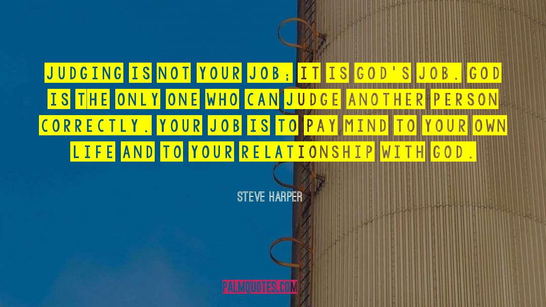 Arbitrator Job quotes by Steve Harper