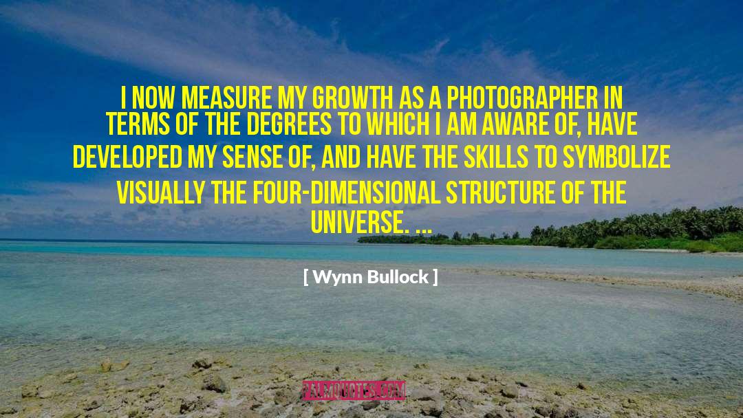 Arc Of The Universe quotes by Wynn Bullock