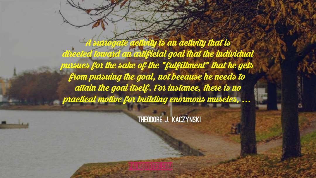 Arcane quotes by Theodore J. Kaczynski