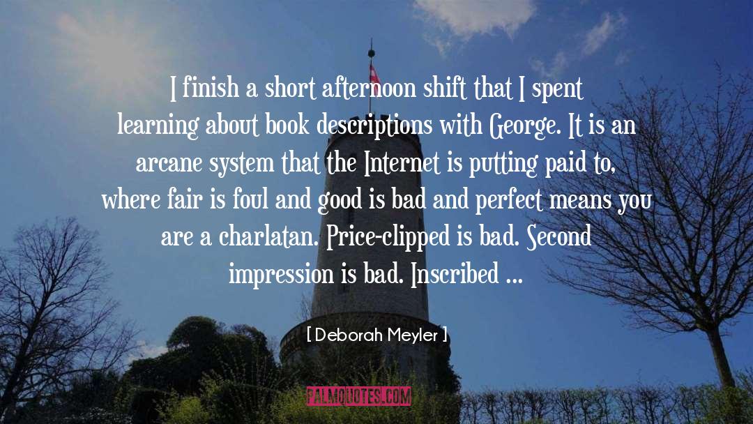 Arcane quotes by Deborah Meyler