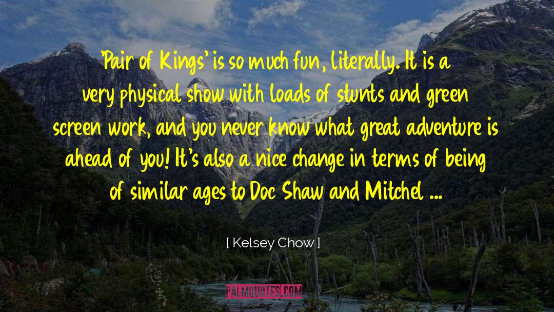 Arcelus Mitchel quotes by Kelsey Chow