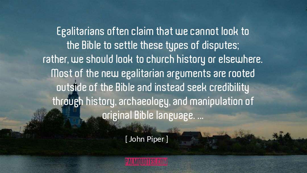 Archaeology quotes by John Piper
