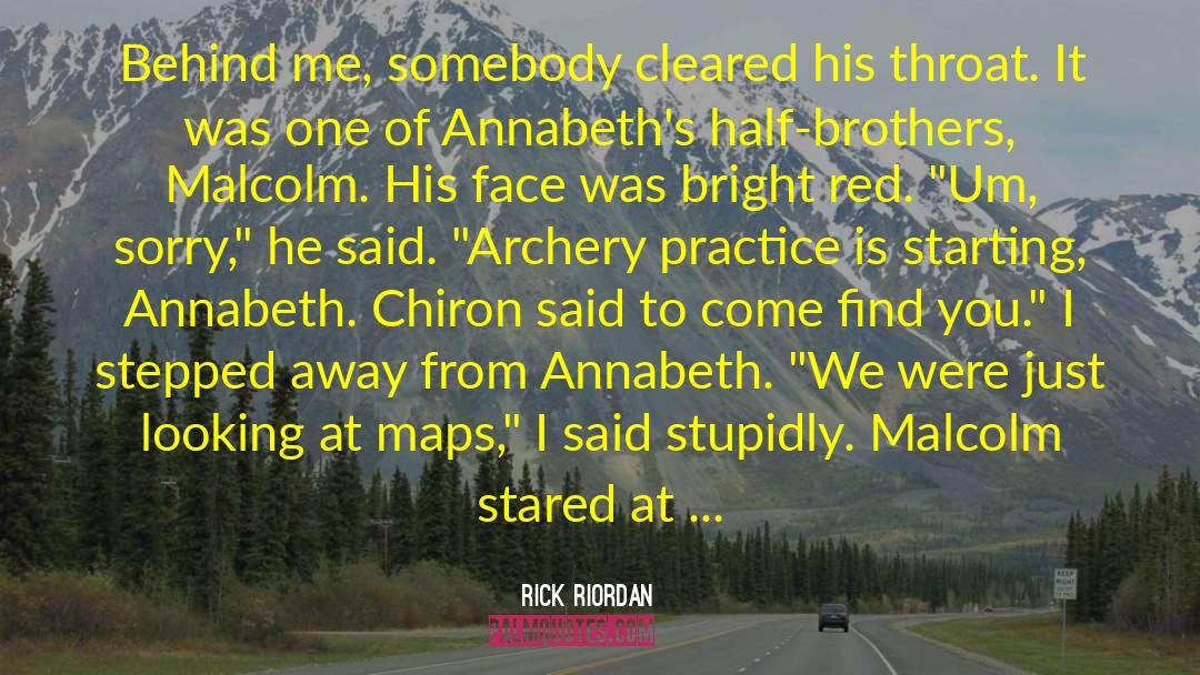Archery quotes by Rick Riordan